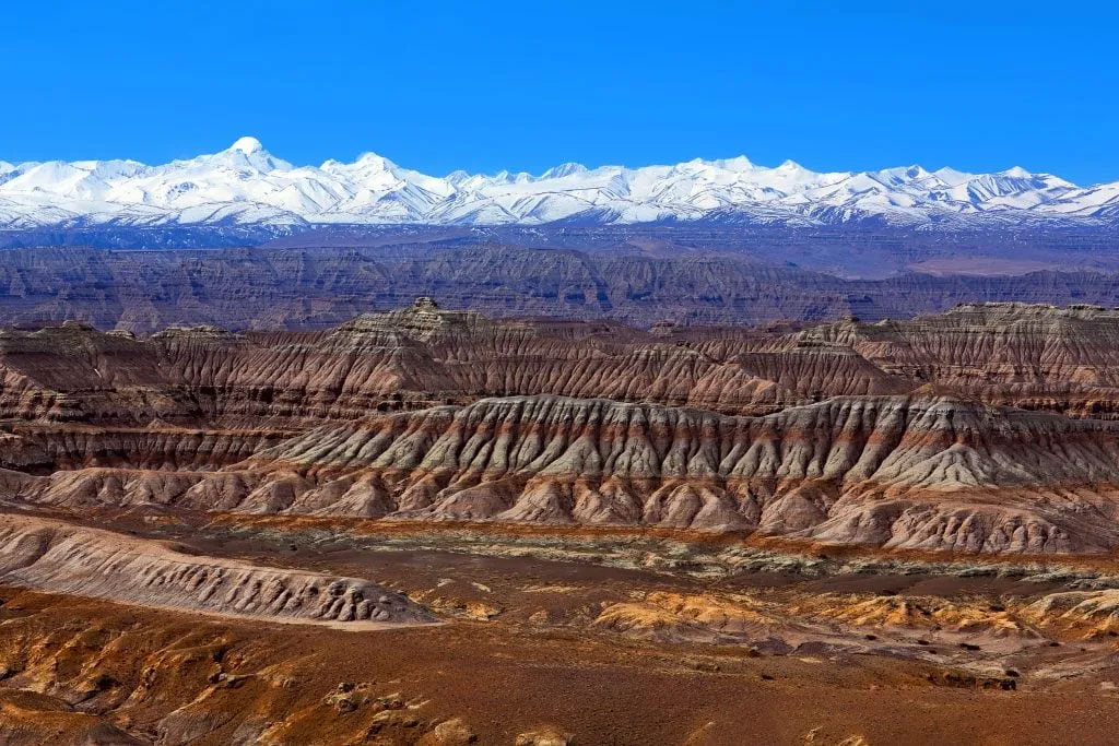 Earth Forest Geopark in Zhada Western Tibet